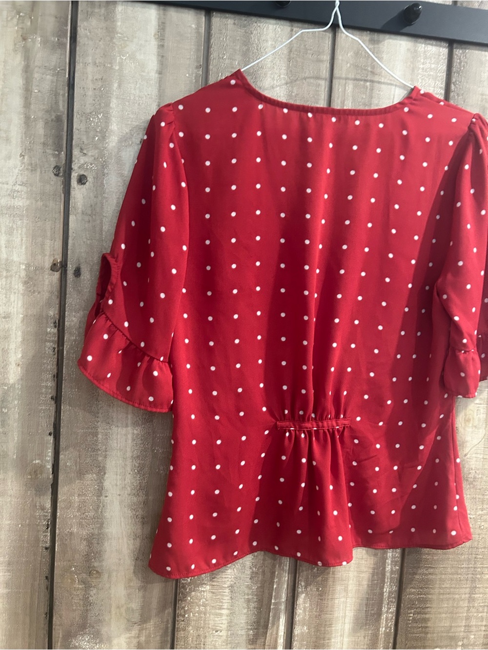 Madewell Daylight Tie-Sleeve Top in Polka
Dot, 2 - Picture 11 of 12